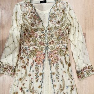 Embroidered Indian/Pakistani Kameez Anarkali Suit